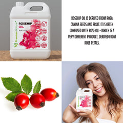 applying Premium Nature rosehip oil to scalp for added shine and nourishment