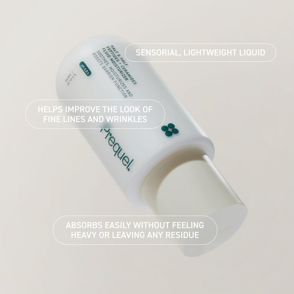 Prequel moisturizer applied on hand demonstrating quick absorption and hydration