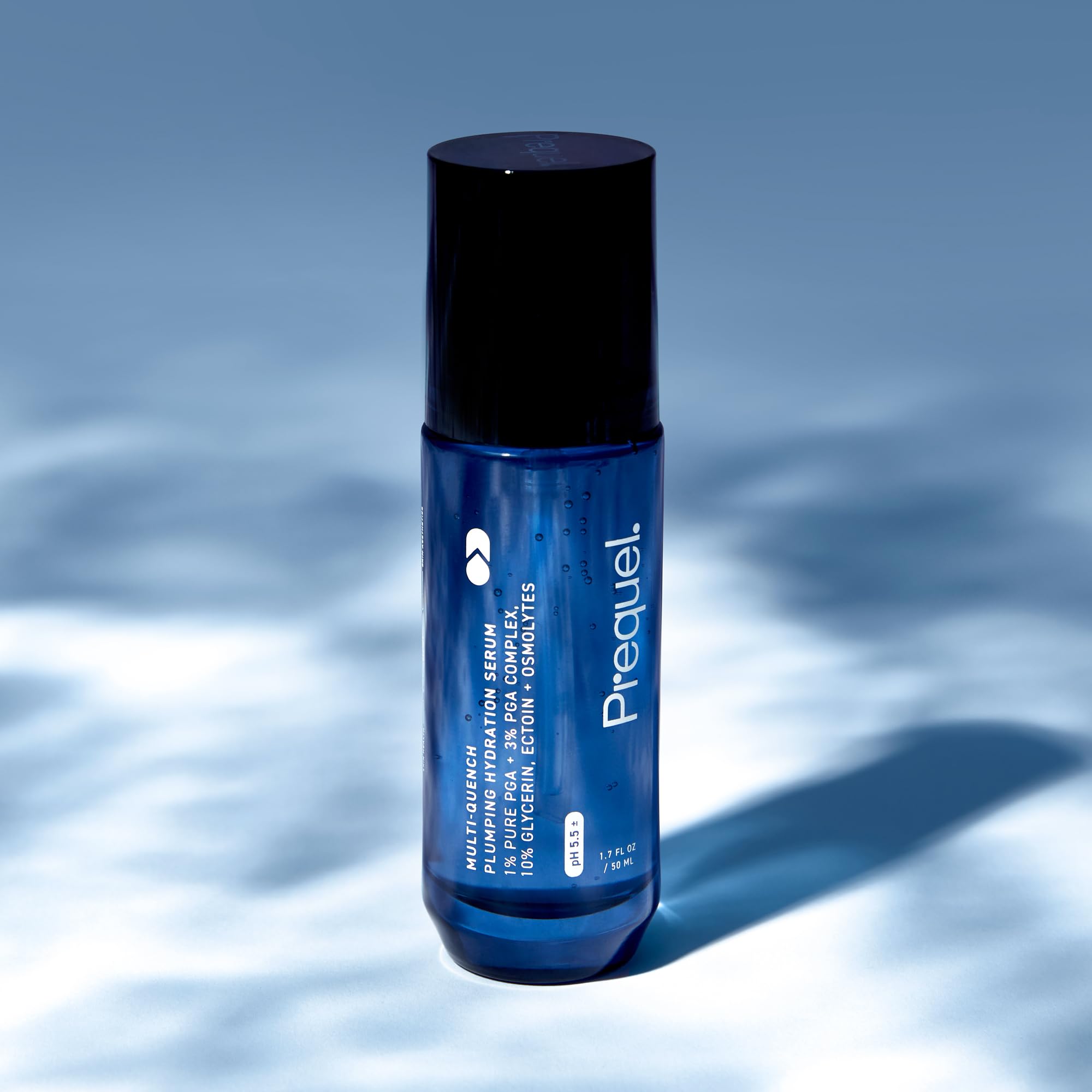 Prequel ingredient graphic highlighting PGA complex for stronger water retention