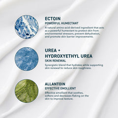 Prequel ingredient label highlighting ectoin urea allantoin for barrier support