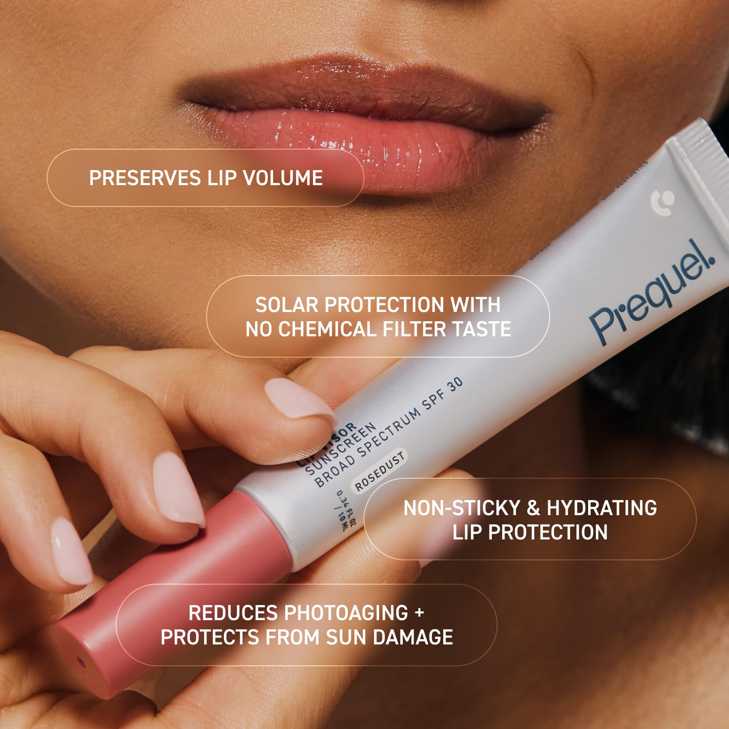 Prequel Skin lip visor two-pack layout illustrating backup convenience benefit