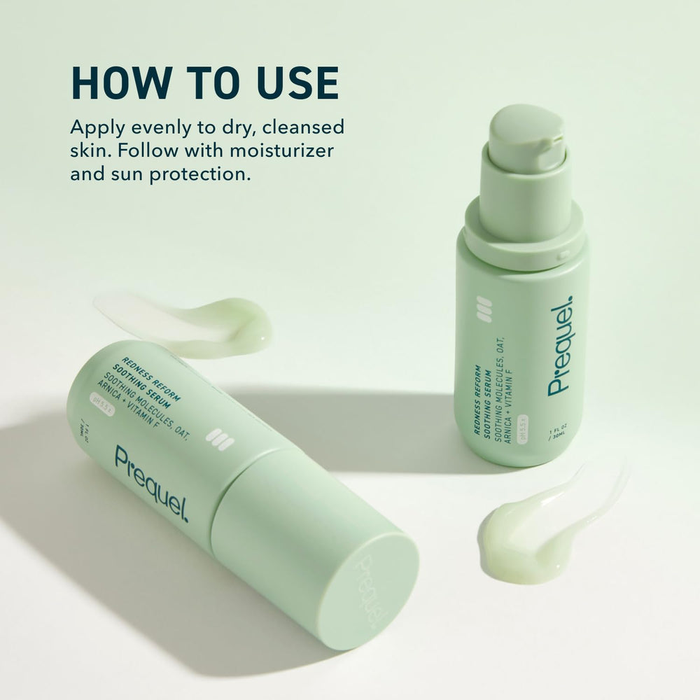 Prequel retail box and bottle together showing clinically tested, dermatologist-developed benefit