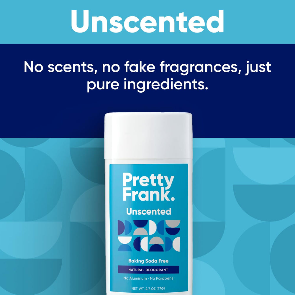 PRETTY FRANK deodorant application in hand demonstrating easy, mess-free use and quick coverage