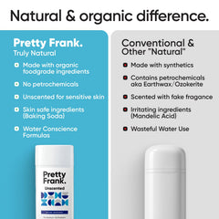 Pretty Frank close-up texture with charcoal flecks highlighting odor-absorbing ingredients