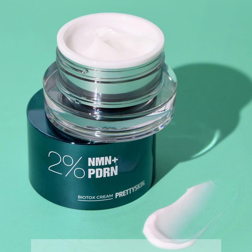 PRETTYSKIN close-up of rich cream texture highlighting smooth absorption