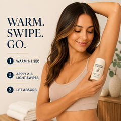 Primally Pure label closeup showing ingredients and aluminum‑free promise