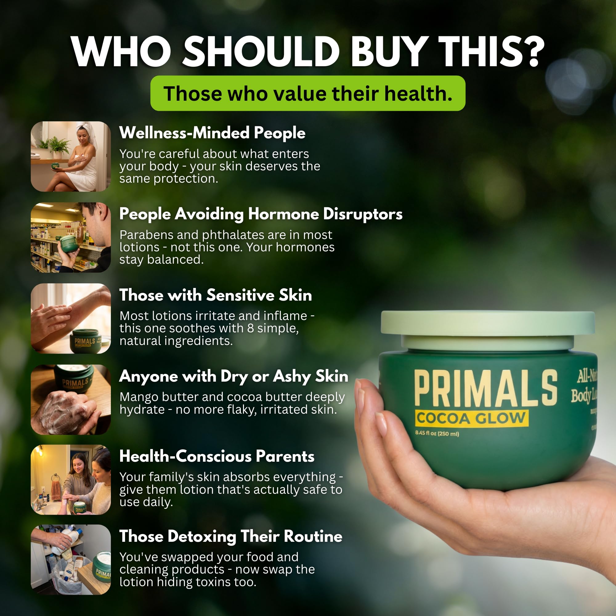 PRIMALS product label close-up showing the short, clean ingredient list