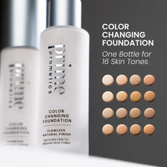 Prime Prometics cream blending on hand showing adaptive color transition benefit