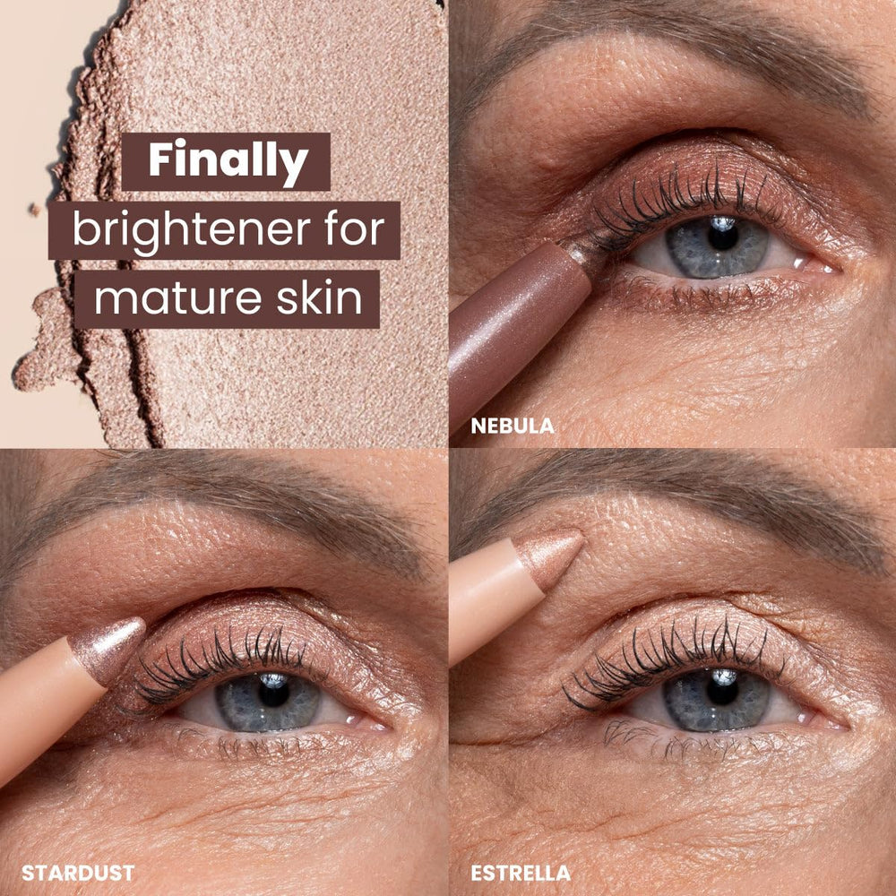 PRIME PROMETICS open palette top view highlighting creamy Estrella shade benefits