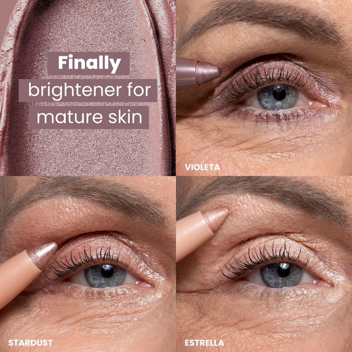 PRIME PROMETICS PrimeEyes creamy texture swipe highlighting blendable finish