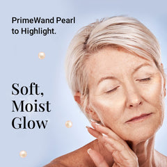 Prime Prometics PrimeWand Pearl texture close-up revealing creamy, blendable finish