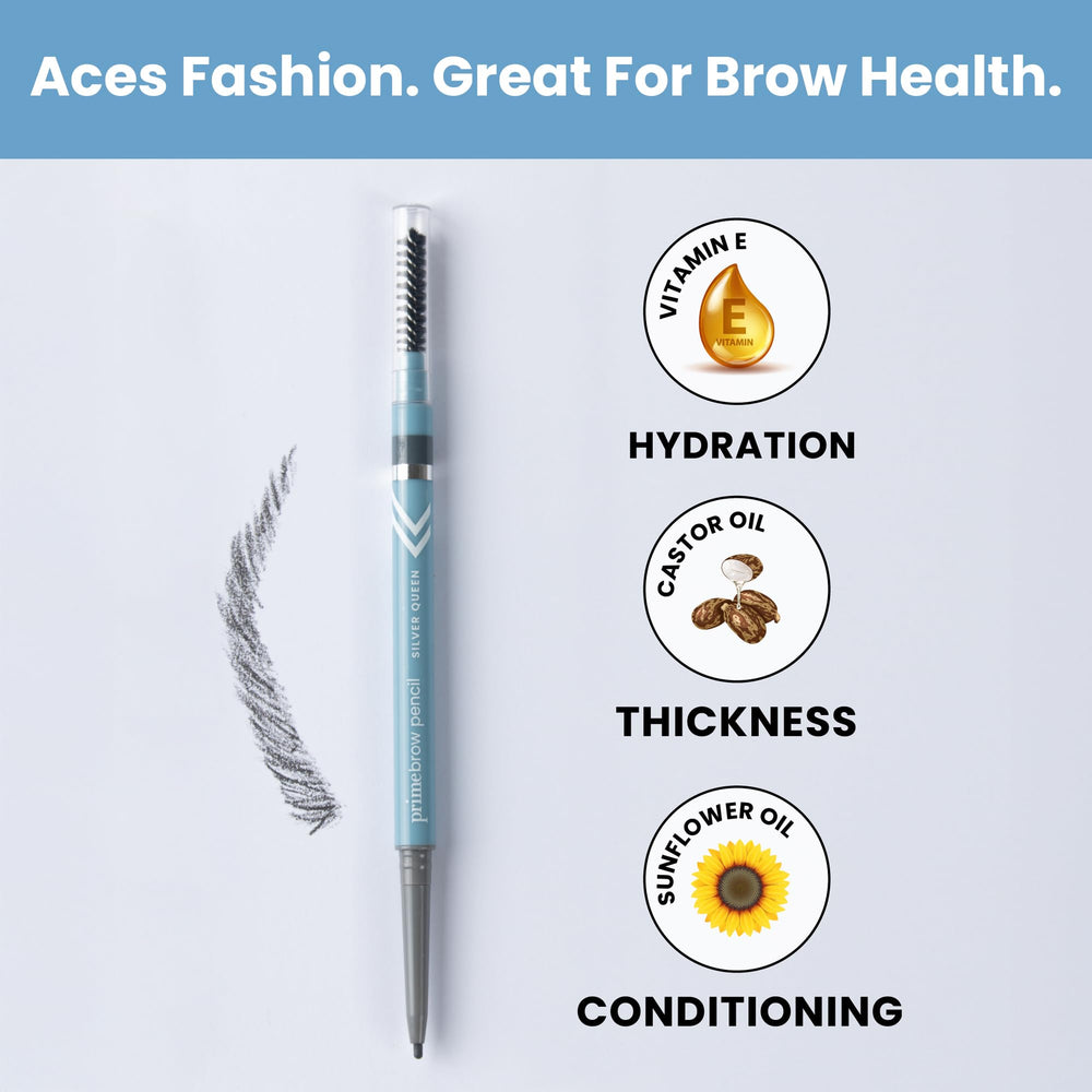 Prime Prometics application on brow in lifestyle setting for natural enhancement