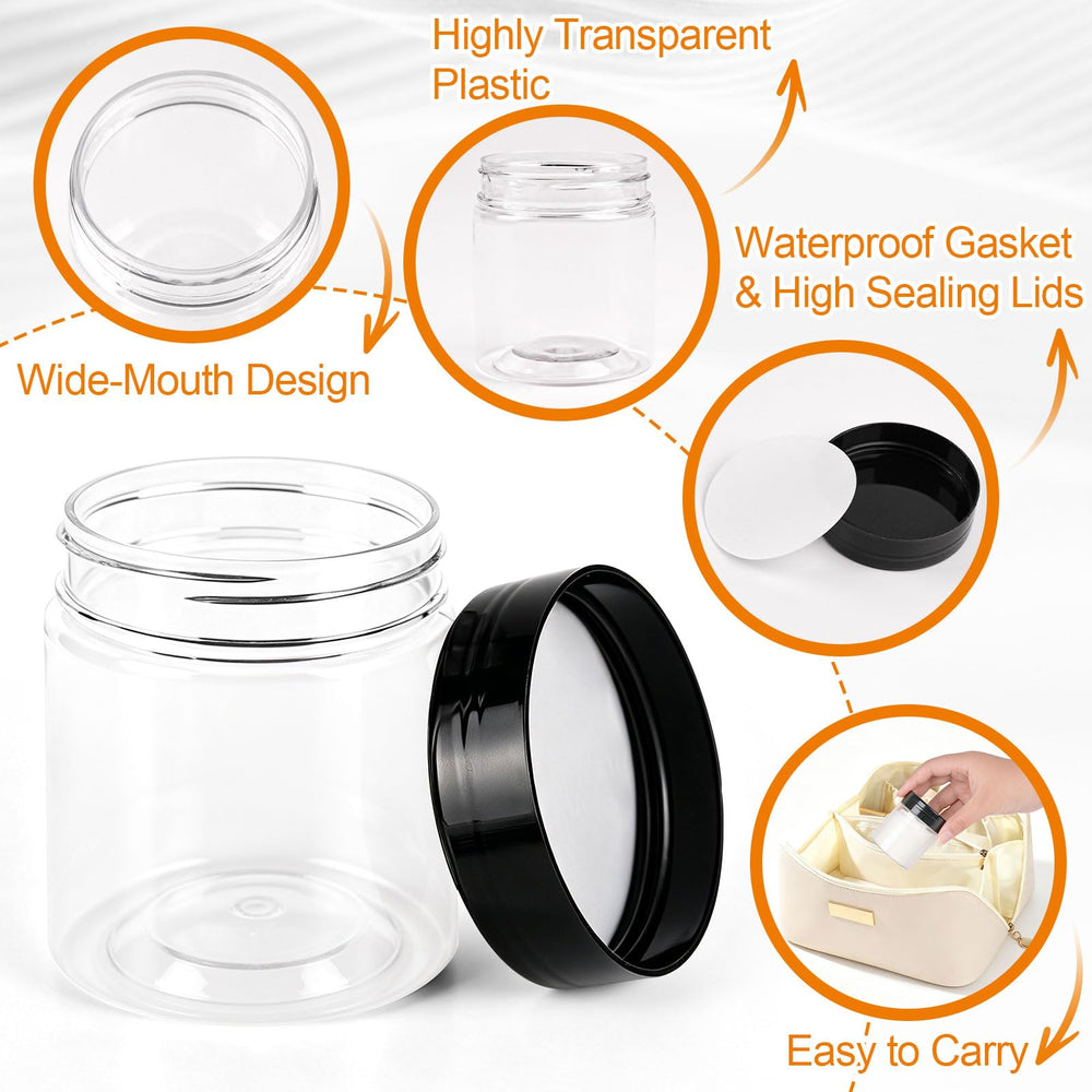 PrimorixDD open jar wide-mouth fill view, easy scooping and refilling convenience