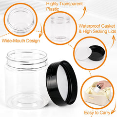 PrimorixDD open jar wide-mouth fill view, easy scooping and refilling convenience