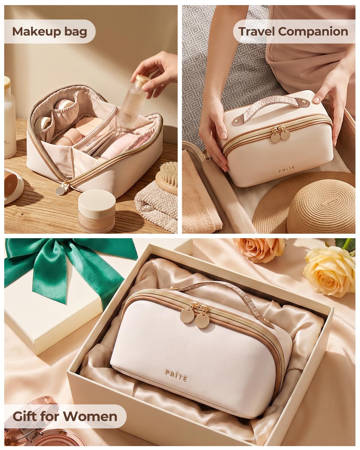 Prite packed inside a suitcase demonstrating travel-ready protection