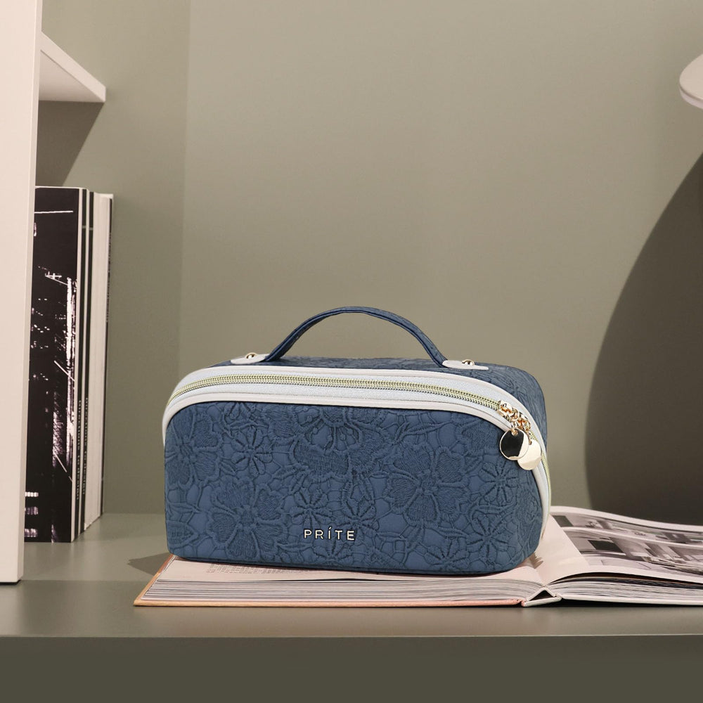 Prite styled on bathroom counter for tidy everyday organization