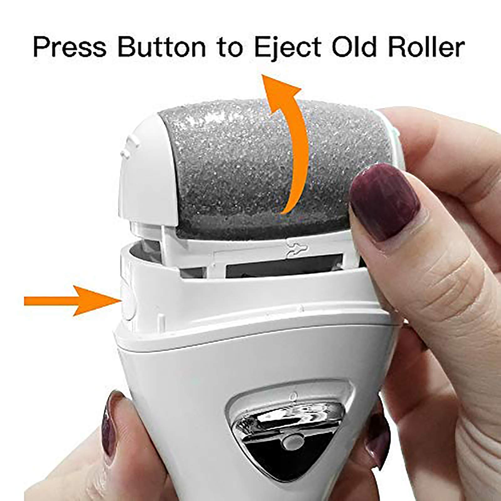 PRITECH roller close-up texture demonstrating three coarseness levels for effectiveness