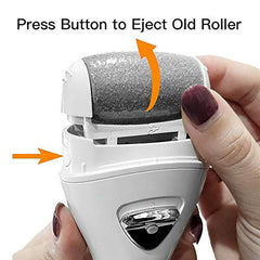 PRITECH roller close-up texture demonstrating three coarseness levels for effectiveness