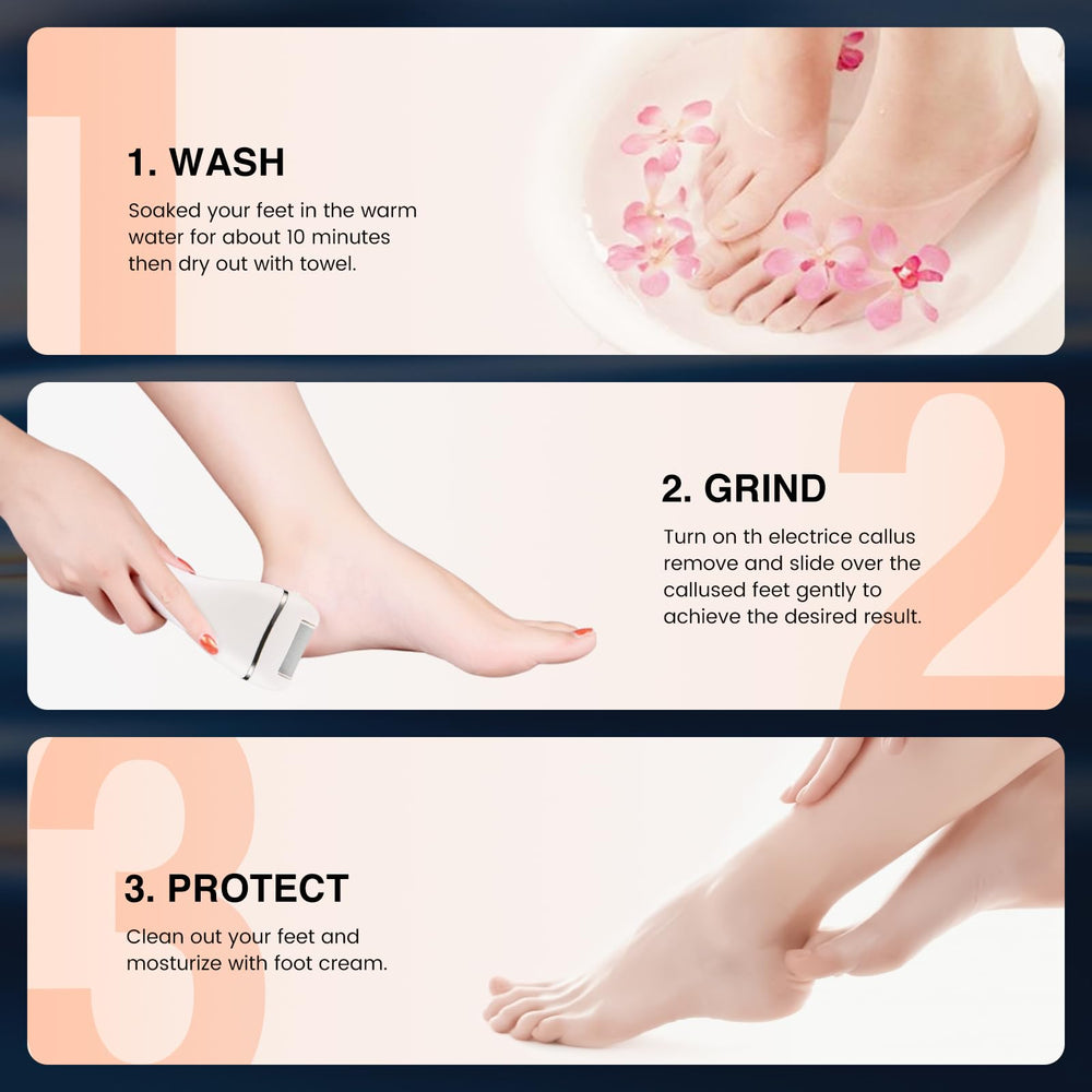 PRITECH placed on bathroom counter showing at-home pedicure setup