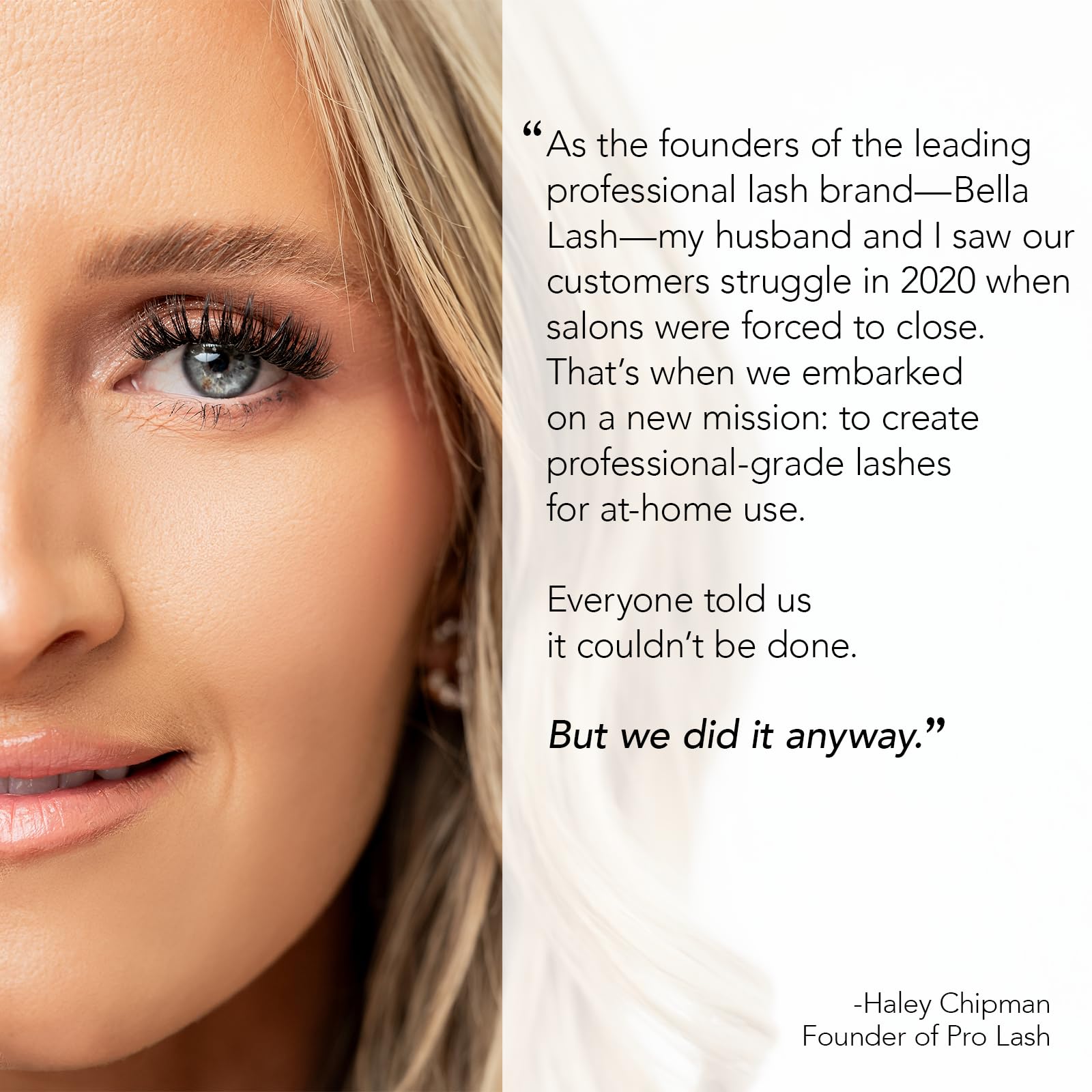 Pro Lash black and cocoa clusters side-by-side for choosing bold or softer contrast