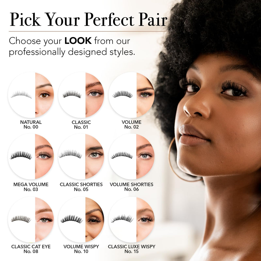 Pro Lash adhesive application detail demonstrating ProLock activation for long-lasting hold