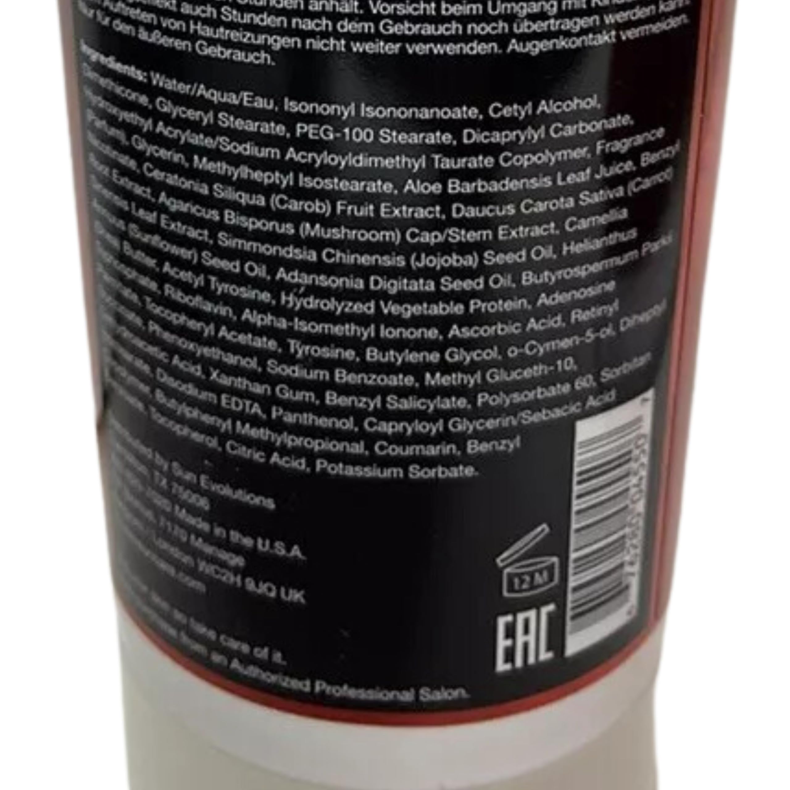 Pro Tan application hand swatch showing smooth spreadability and fast absorption