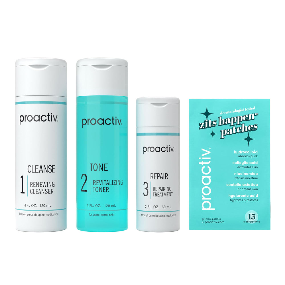 Proactiv front packaging showing 3-step kit and 60-day supply benefit