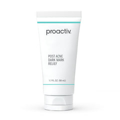 Proactiv front packaging showing product and clear benefit of targeted dark mark care