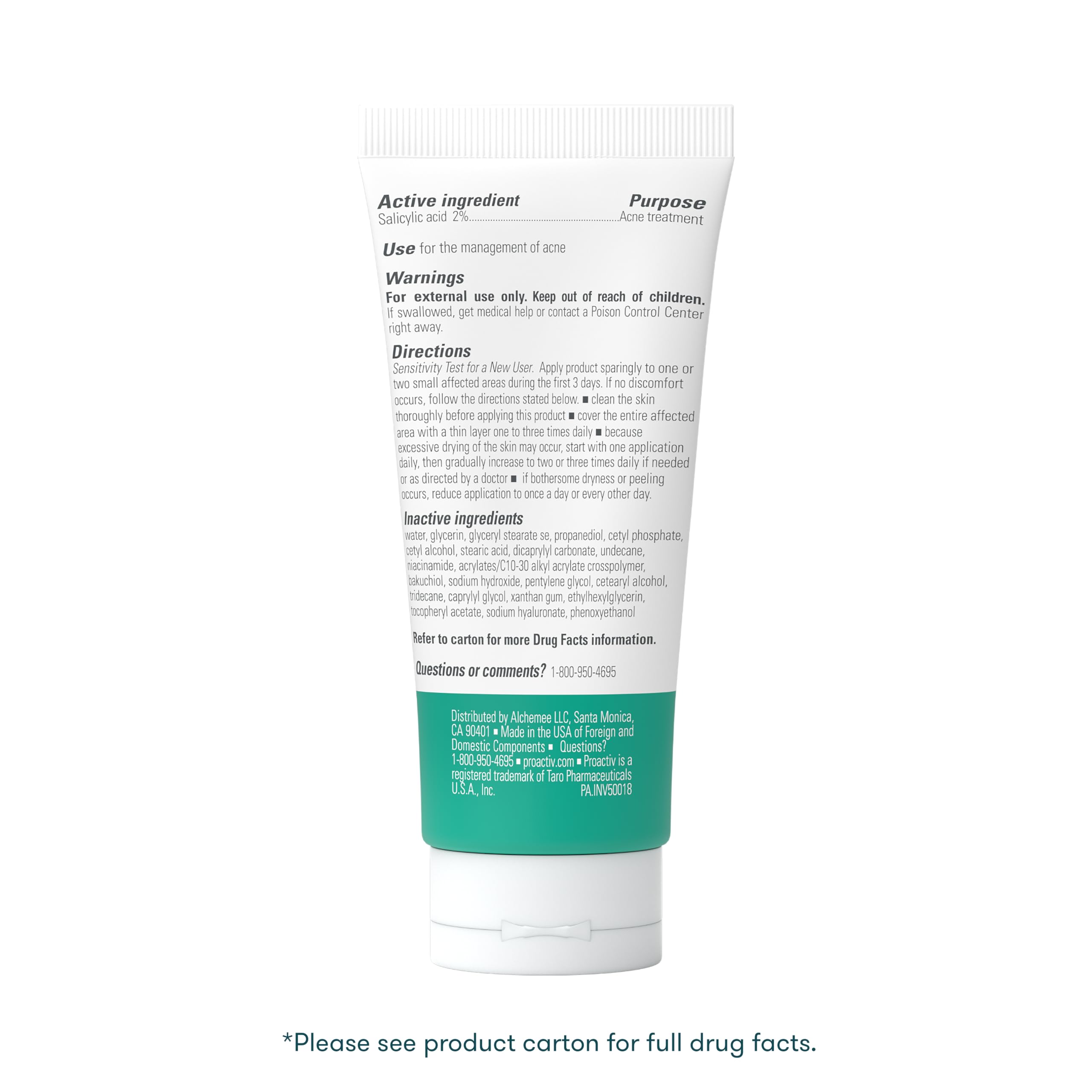Proactiv tube in hand to show 3 fl oz scale and travel-friendly convenience