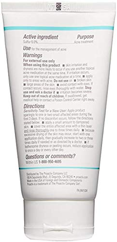 Proactiv mask being applied with brush, demonstrates even application for best results