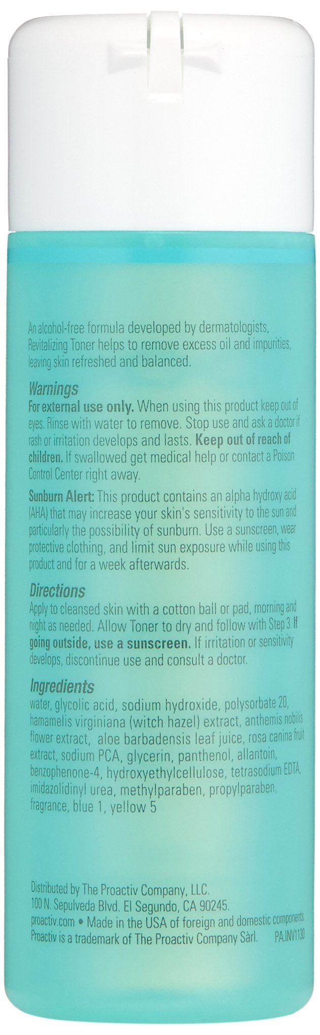 Proactiv toner texture close-up on skin, highlights gentle exfoliation and hydration
