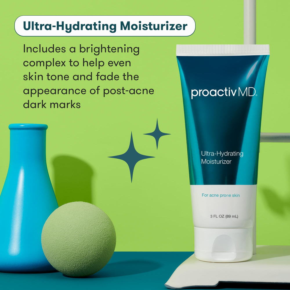 ProactivMD texture cream swipe showing lightweight consistency and quick absorption