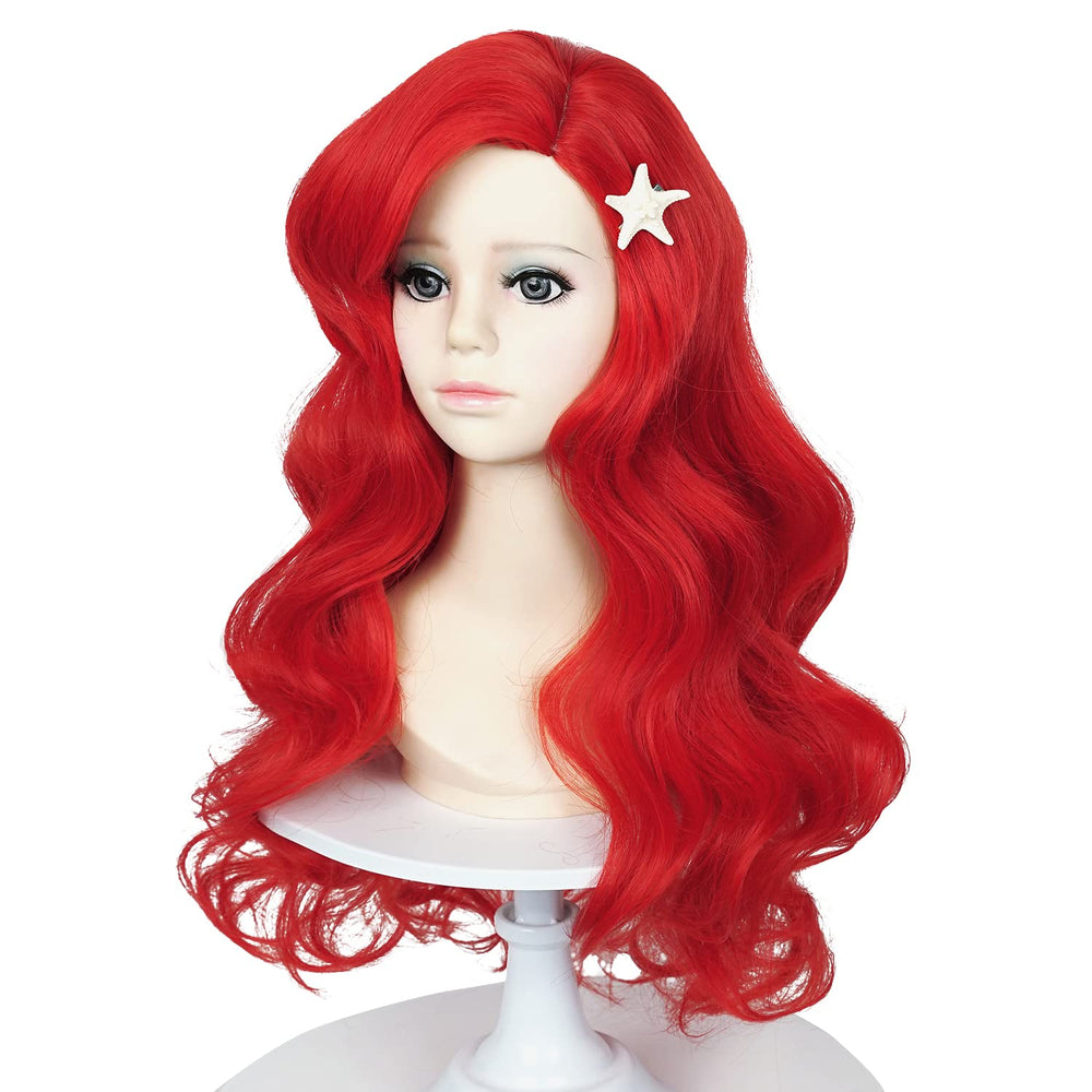 Probeauty mermaid wig side profile displaying wave shape and natural drape
