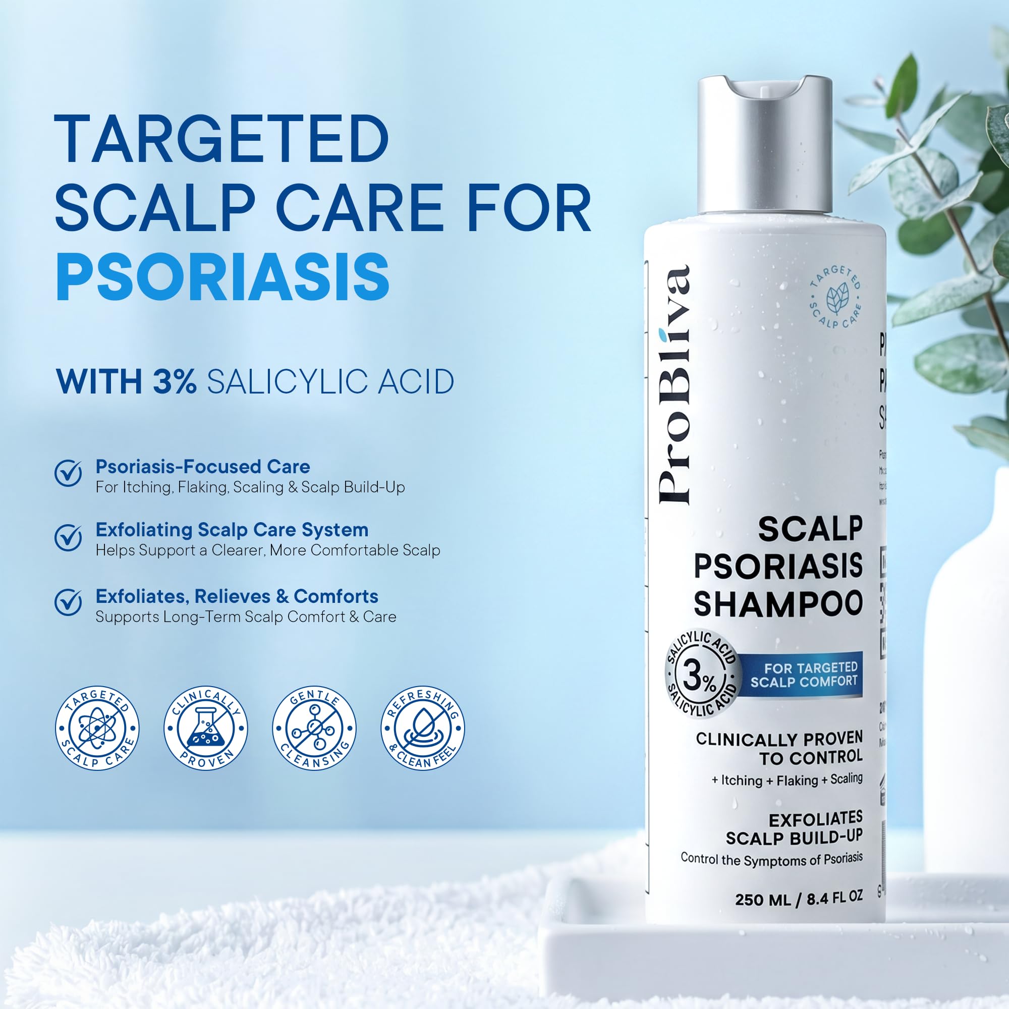 ProBliva back label close-up with ingredients and usage instructions visible