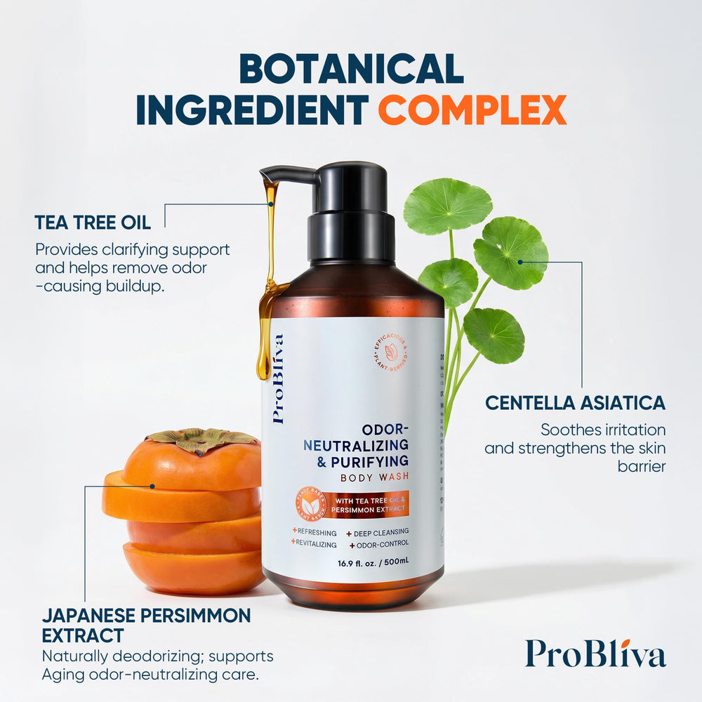 ProBliva bottle held in hand to show true 500mL scale