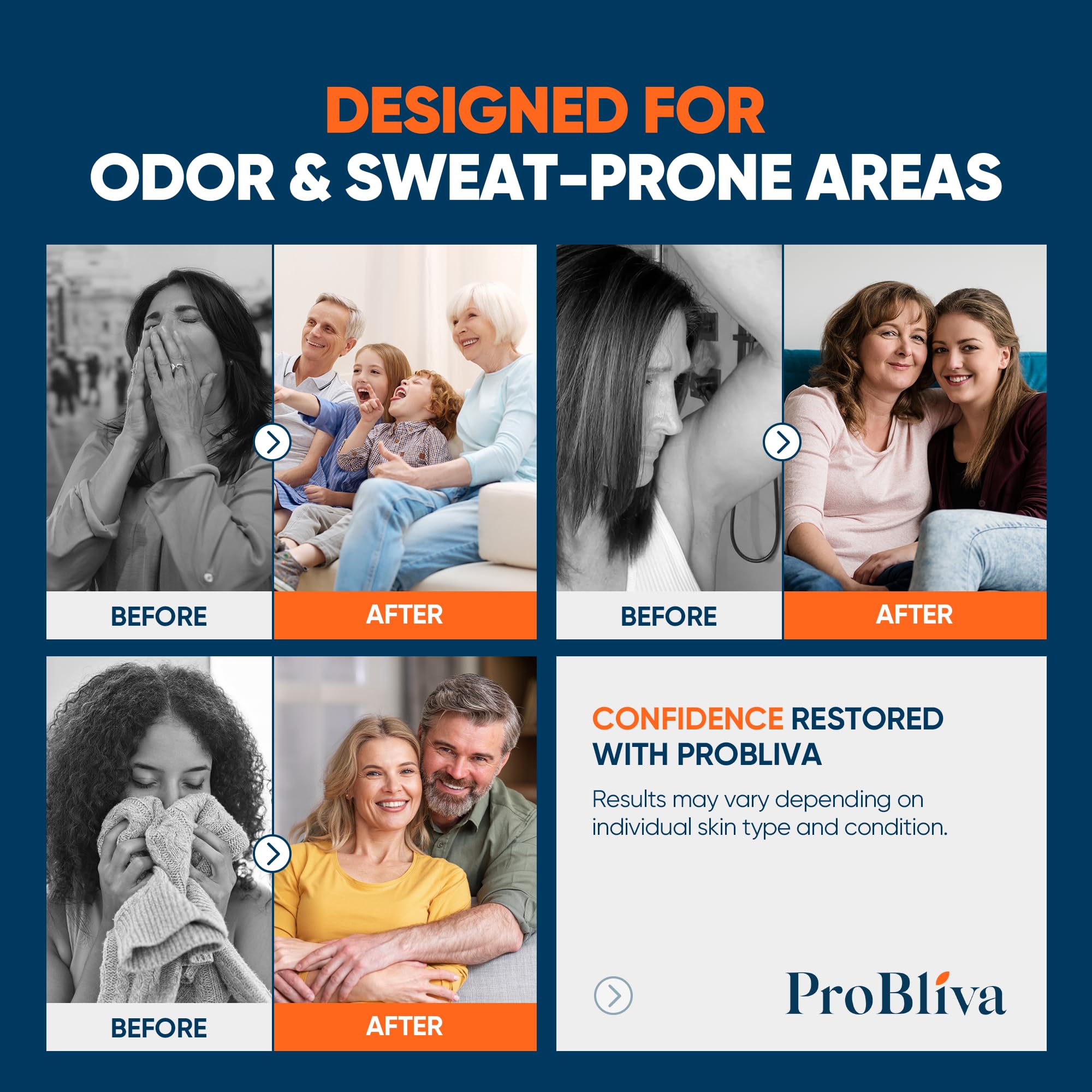 ProBliva tea tree oil detail emphasizing clarifying benefit