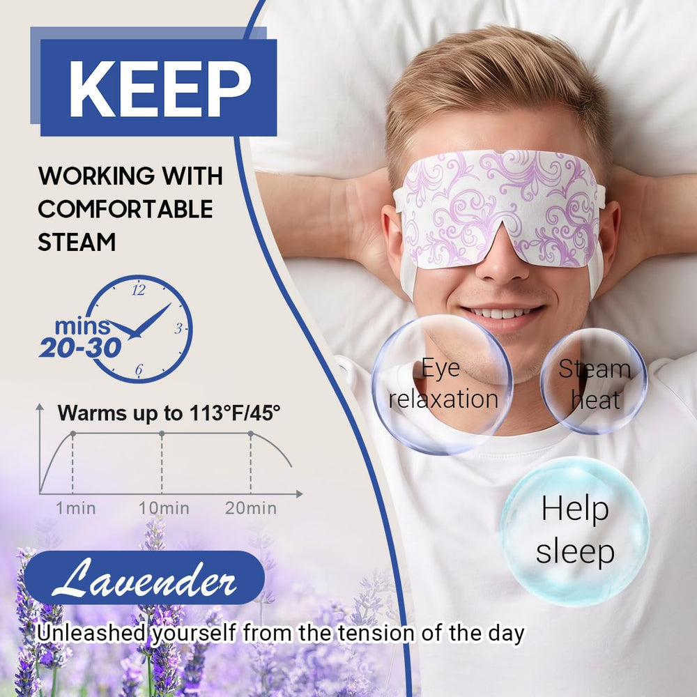 ProCIV mask in use on woman relaxing showing calming warmth