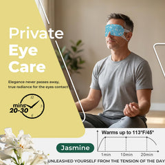 Person using ProCIV mask to relax demonstrating soothing warmth benefit