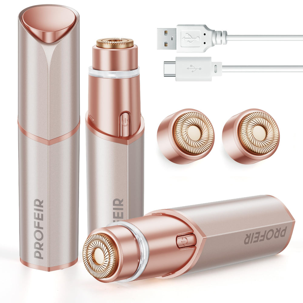 Profeir front view showing rose gold body and ergonomic grip for easy precision