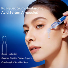 PROF.LING single vial opened with serum dripping from applicator for precise dosing