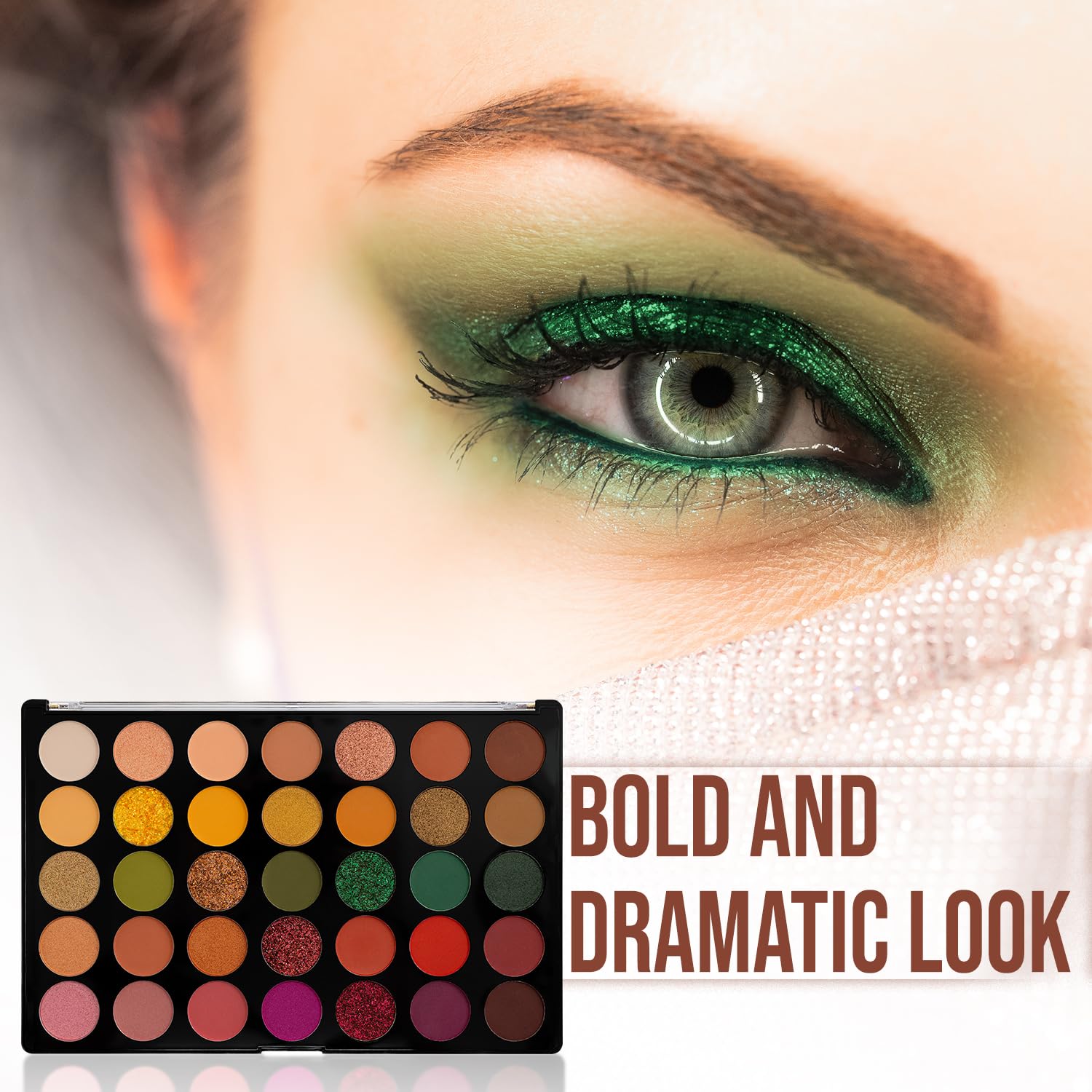 Profusion Cosmetics macro of shadow pan texture demonstrating smooth blendability