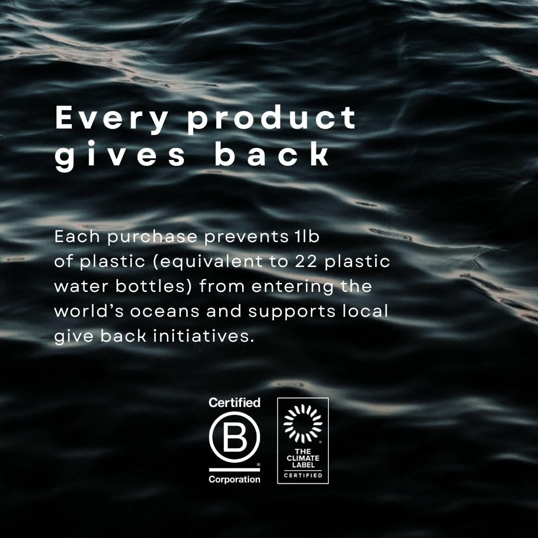 Project Reef packaging mark highlighting ocean-bound recycled plastic benefit