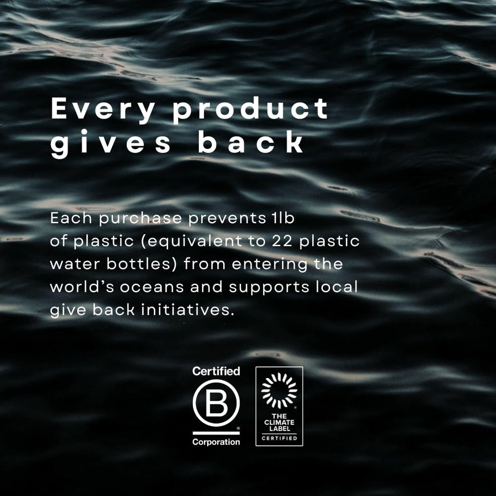 Project Reef packaging mark highlighting ocean-bound recycled plastic benefit
