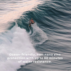 Project Reef travel-size tube in hand highlighting TSA-friendly convenience