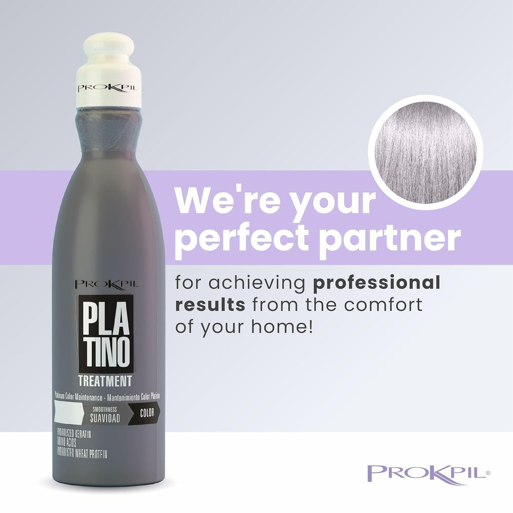 Prokpil jar on bathroom shelf in lifestyle setup conveying salon-quality maintenance