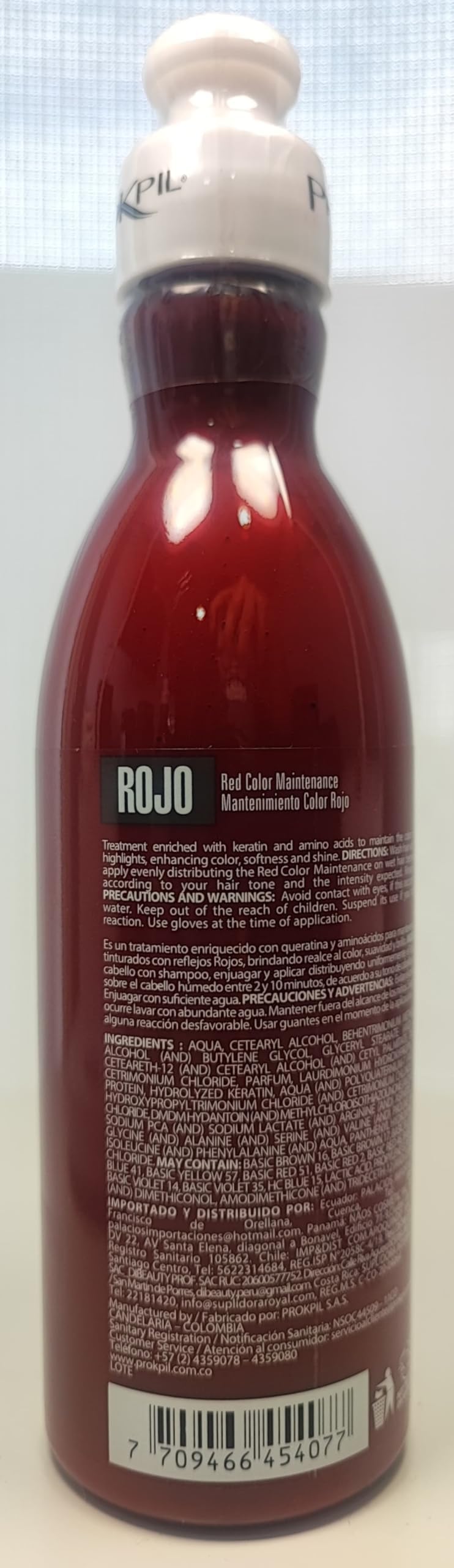 Prokpil before and after red tone revival showing enhanced color
