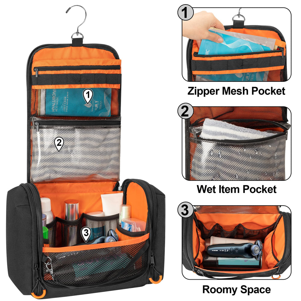 Prokva open main compartment with bottles upright for easy visibility and organization