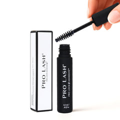 Pro Lash front bottle showing compact 4.5 mL size and clear branding benefit: easy storage