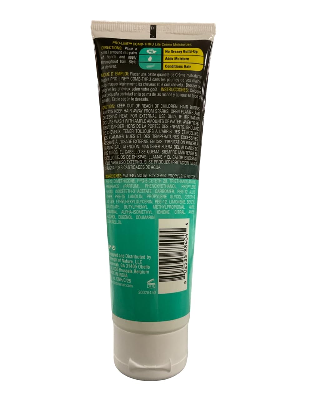 PROLINE close-up of cream texture demonstrating smooth, non-greasy formula