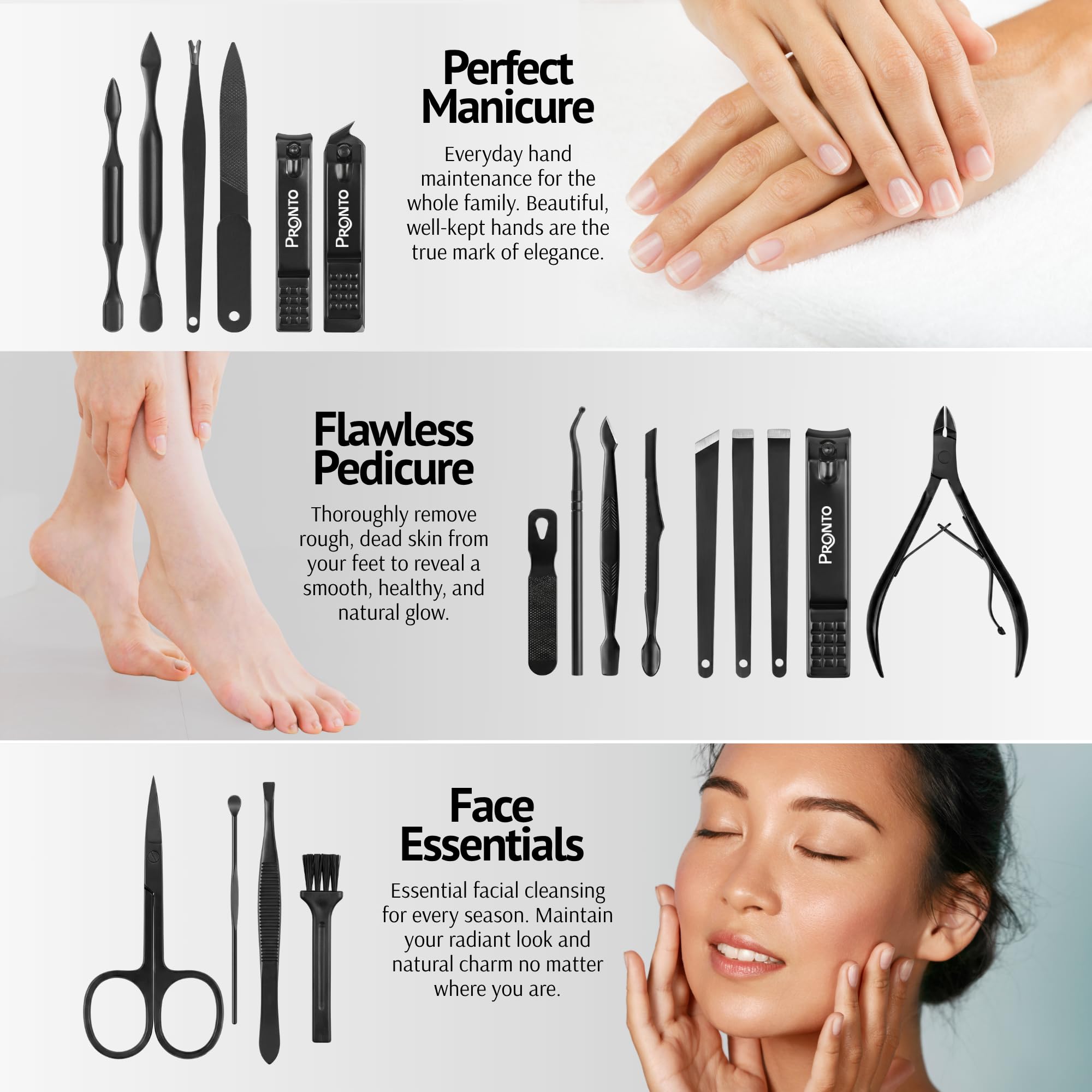 Pronto cuticle nipper close-up showing precision for neat cuticle care